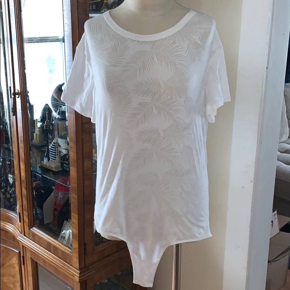 Victoria Secret bodysuit NWT white size large